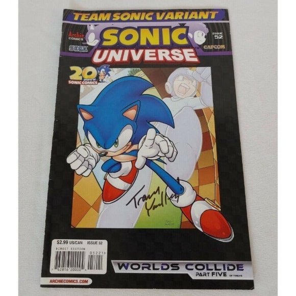 Sonic Universe #52 Worlds Collide 5 of 12 Team Sonic Variant Signed Issue - Picture 2 of 10